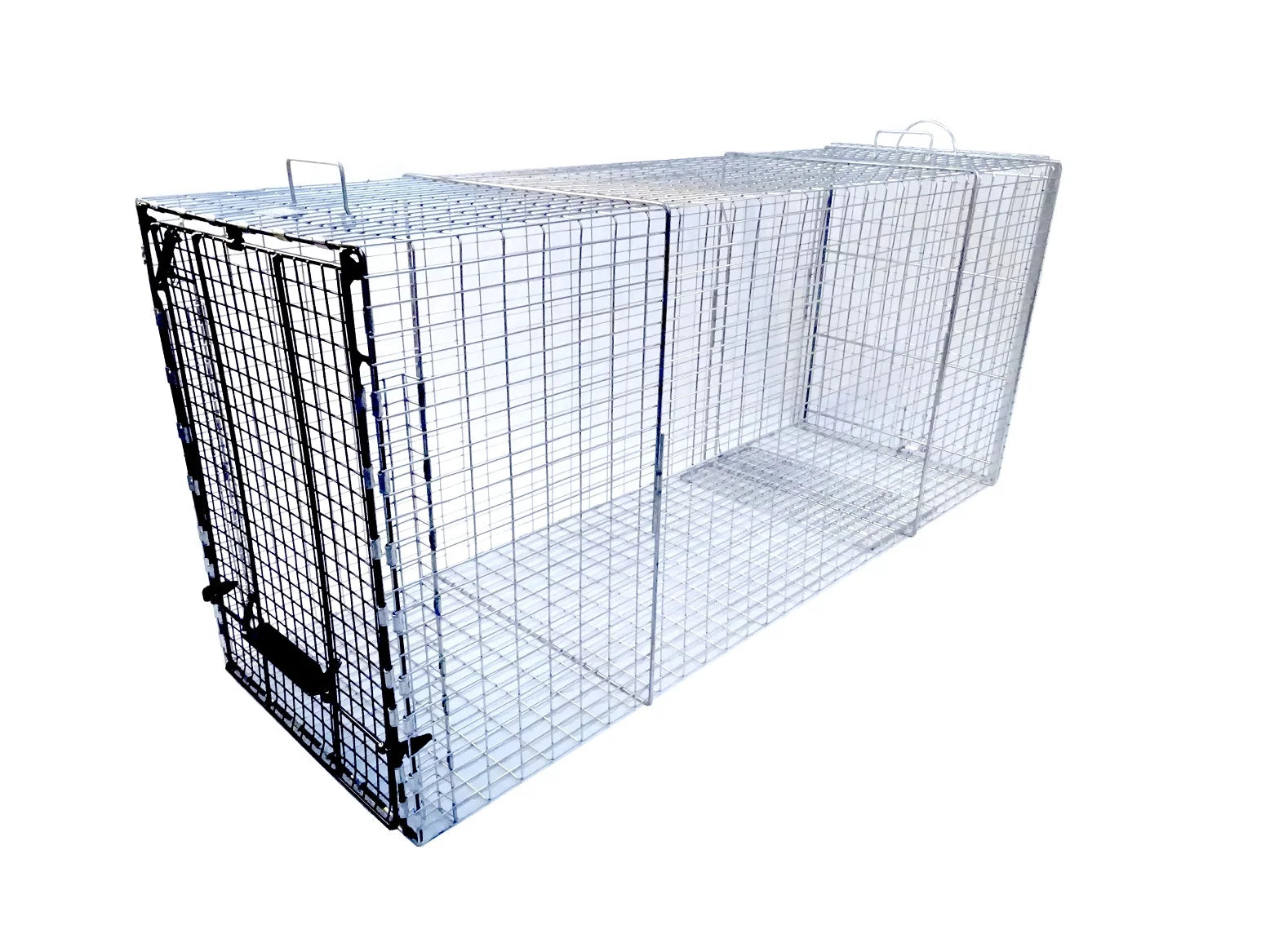GT610D Extra Large Dog Trap, Pro Deluxe, with Gravity Door and Easy Release Door