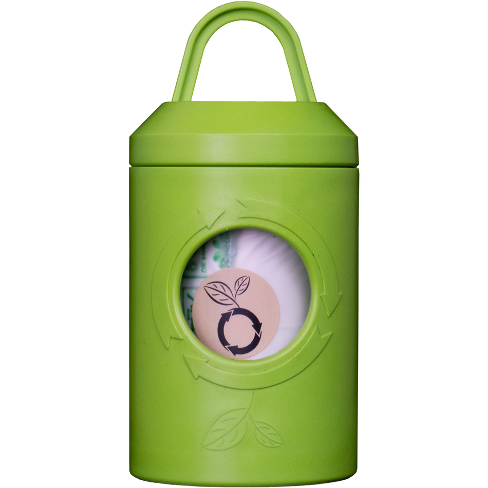 beyondGREEN Dog Poop Bag Leash Dispenser – Clip-On Holder Fits Standard Rolls – Durable & Portable