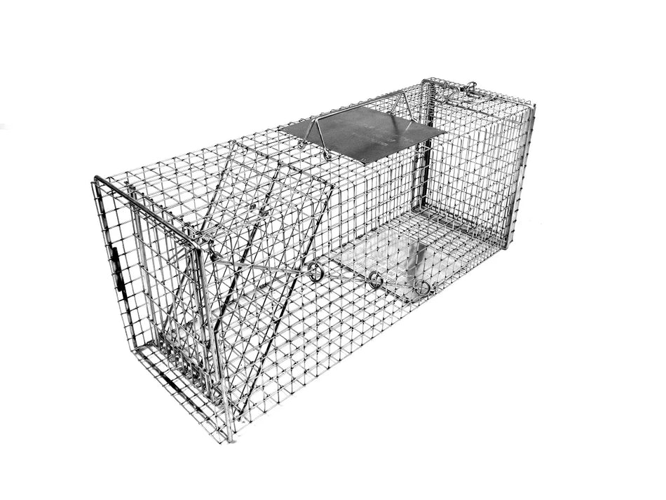 606NC 30"x10"x12" Spring-Loaded Door Cat Trap
