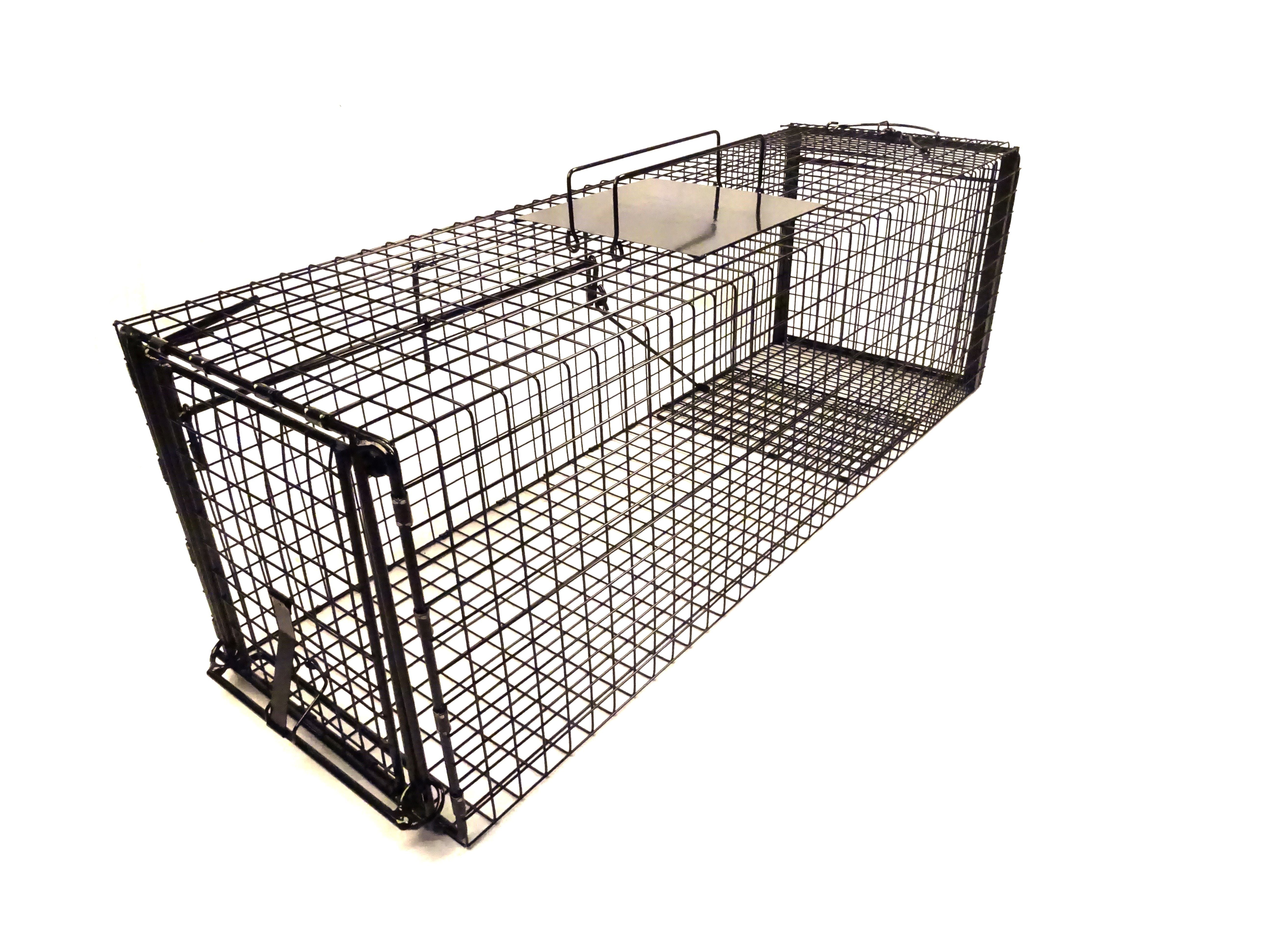 GT1012 - Neighborhood Cats 30Lx10Wx12H Gravity Trap with Non-Spring Loaded Door and Easy Release Door