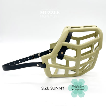 The Muzzle Movement Canine Professional Size Bundle, Khaki Green
