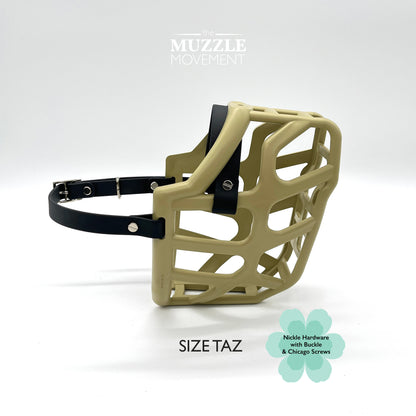 The Muzzle Movement Canine Professional Size Bundle, Khaki Green