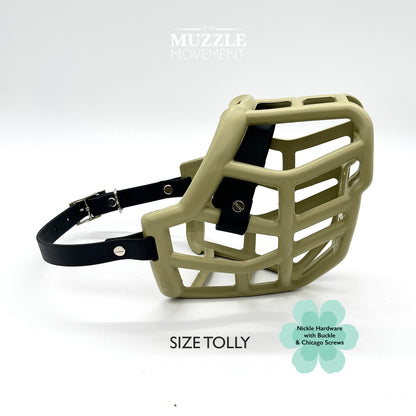 The Muzzle Movement Canine Professional Size Bundle, Khaki Green